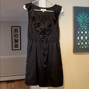 Ruffled little black dress